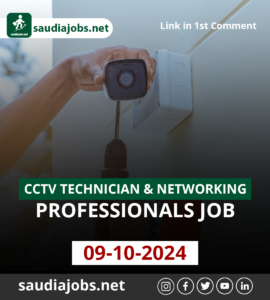 CCTV Technician & Networking Professionals Job